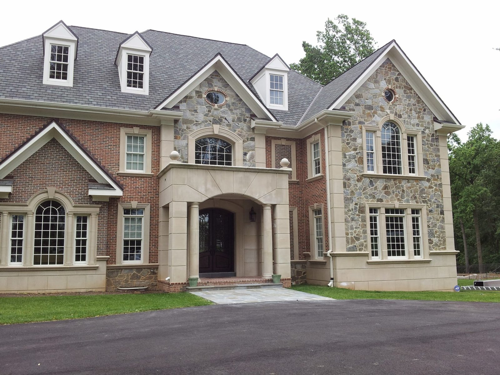 Estate home roofing and exterior remodel Potomac Maryland